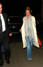 HEIDI KLUM Arrives at LAX Airport in Los Angeles 02/09/2016