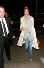 HEIDI KLUM Arrives at LAX Airport in Los Angeles 02/09/2016