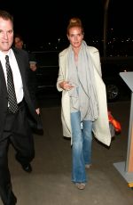 HEIDI KLUM Arrives at LAX Airport in Los Angeles 02/09/2016