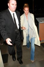 HEIDI KLUM Arrives at LAX Airport in Los Angeles 02/09/2016