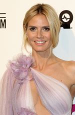 HEIDI KLUM at Elton John Aids Foundation’s Oscar Viewing Party in West Hollywood 02/28/2016