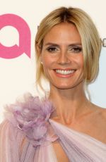 HEIDI KLUM at Elton John Aids Foundation’s Oscar Viewing Party in West Hollywood 02/28/2016