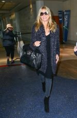 HEIDI KLUM at Los Angeles International Airport 02/11/2016