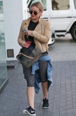 HILARY DUFF at a Gym in Los Angeles 02/19/2016