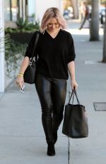 HILARY DUFF Heading to a Gym in Hollywood 01/31/2016