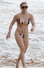 HILARY DUFF in Bikini at a Beach in Maui 02/04/2016