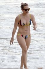 HILARY DUFF in Bikini at a Beach in Maui 02/04/2016