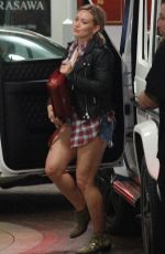 HILARY DUFF in Cutoffs Out in Los Angeles 02/20/2016