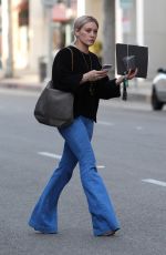 HILARY DUFF Leaves A Meeting in Beverly Hills 02/23/2016