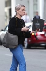HILARY DUFF Leaves A Meeting in Beverly Hills 02/23/2016