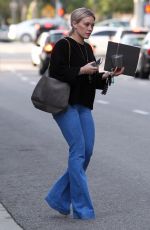HILARY DUFF Leaves A Meeting in Beverly Hills 02/23/2016