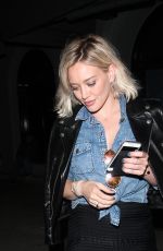 HILARY DUFF Leaves Craig