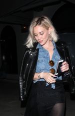 HILARY DUFF Leaves Craig