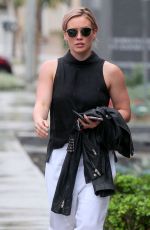 HILARY DUFF Out and About in Los Angeles 02/17/2016