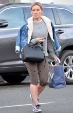 HILARY DUFF Out Shopping in Beverly Hills 02/01/2016