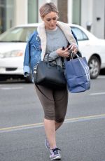 HILARY DUFF Out Shopping in Beverly Hills 02/01/2016