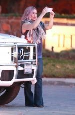 HILARY DUUF Out in Los Angeles 01/23/2016