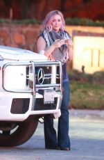 HILARY DUUF Out in Los Angeles 01/23/2016