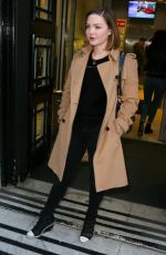 HOLLIDAY GRAINGER at BBC Radio 2 Studios in London 02/12/2016