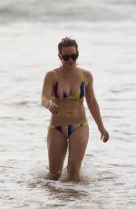HILARY DUFF in Bikini at a Beach in Maui 02/04/2016