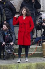 MARION COTTILARD on the Set of a Photoshoot in Paris 02/22/2016