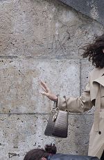 MARION COTTILARD on the Set of a Photoshoot in Paris 02/22/2016