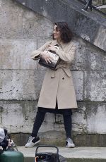 MARION COTTILARD on the Set of a Photoshoot in Paris 02/22/2016