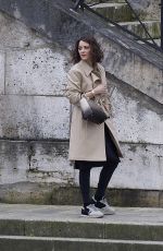 MARION COTTILARD on the Set of a Photoshoot in Paris 02/22/2016