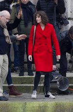 MARION COTTILARD on the Set of a Photoshoot in Paris 02/22/2016