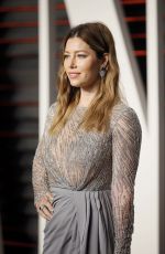 JESSICA BIEL at Vanity Fair Oscar 2016 Party in Beverly Hills 02/28/2016