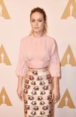 BRIE LARSON at Academy Awards Nominee Luncheon in Beverly Hills 02/08/2016