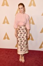 BRIE LARSON at Academy Awards Nominee Luncheon in Beverly Hills 02/08/2016