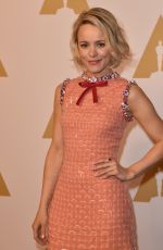 RACHEL MCADAMS at Academy Awards Nominee Luncheon in Beverly Hills 02/08/2016