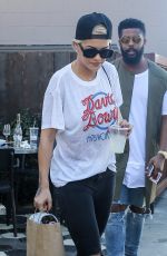 RITA ORA Lunch at Zinc in West Hollywood 02/16/2016