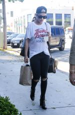 RITA ORA Lunch at Zinc in West Hollywood 02/16/2016
