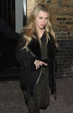IMMY WATERHOUSE Leaves Chiltern Firehouse in London 02/12/2016