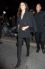 IRINA SHAYK Leaves Versace Fall/Winter 2016 Fashion Show in Milan 02/27/2016