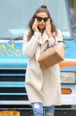 IRINA SHAYK Out and About in New York 02/04/2016