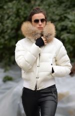 IRINA SHAYK Out in New York 02/17/2016