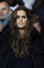 IZABEL GOULART at a Soccer Game in Paris 02/03/2016