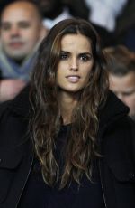 IZABEL GOULART at a Soccer Game in Paris 02/03/2016