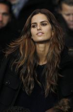 IZABEL GOULART at a Soccer Game in Paris 02/03/2016