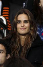 IZABEL GOULART at a Soccer Game in Paris 02/03/2016