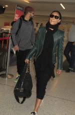 JADA PINKETT SMITH at LAX Airport in Los Angeles 02/08/2016