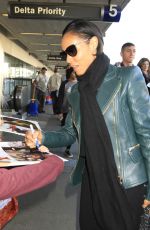 JADA PINKETT SMITH at LAX Airport in Los Angeles 02/08/2016