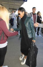 JADA PINKETT SMITH at LAX Airport in Los Angeles 02/08/2016