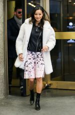 JAMIE CHUNG Leaves NBC Studio in New York 02/11/2016