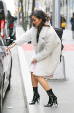 JAMIE CHUNG Leaves NBC Studio in New York 02/11/2016