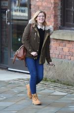 JANE DANSON Leaves Key 103 Radio Station in Manchester 02/12/2016
