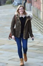 JANE DANSON Leaves Key 103 Radio Station in Manchester 02/12/2016